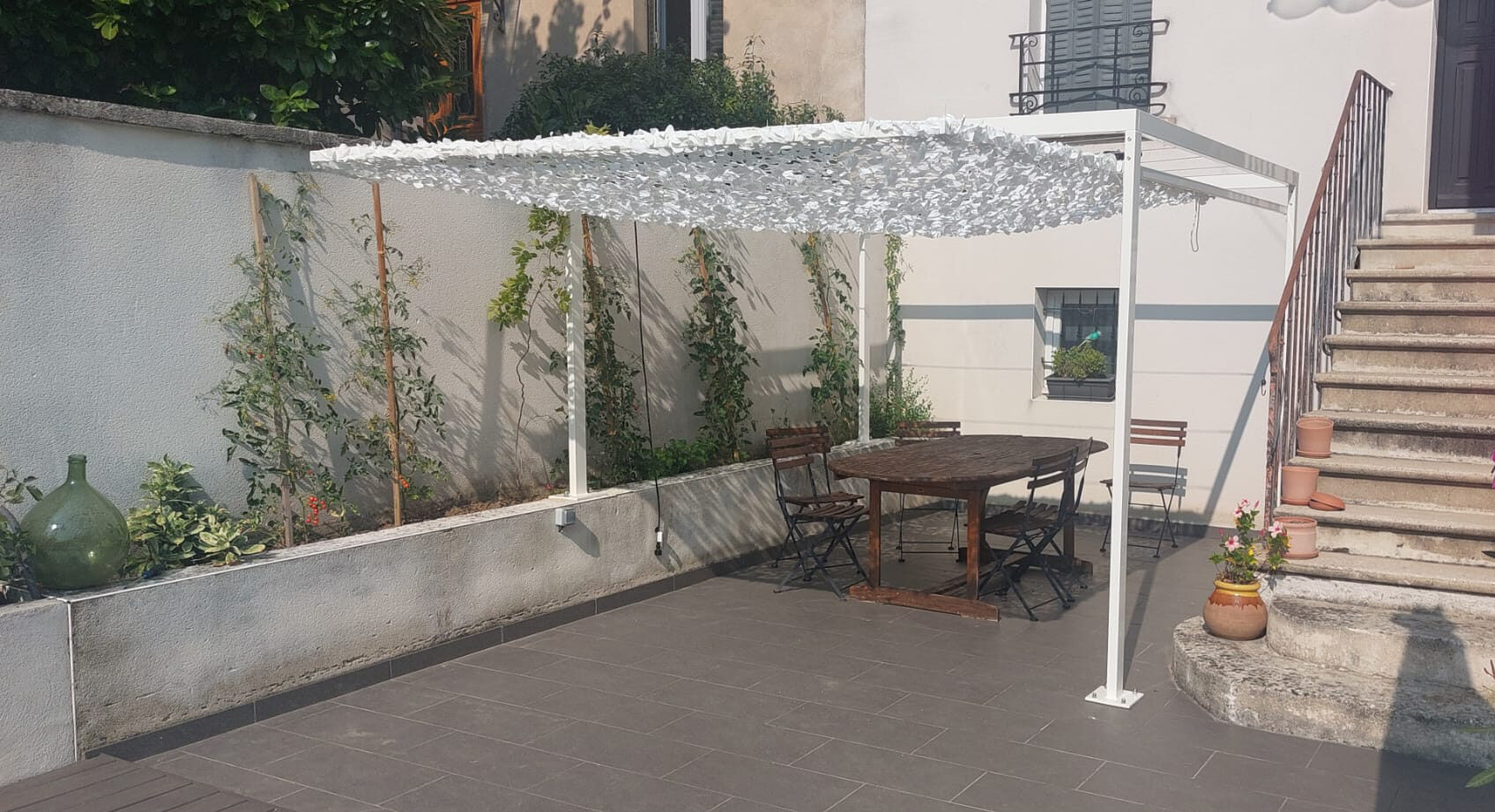 pergola double plafond
